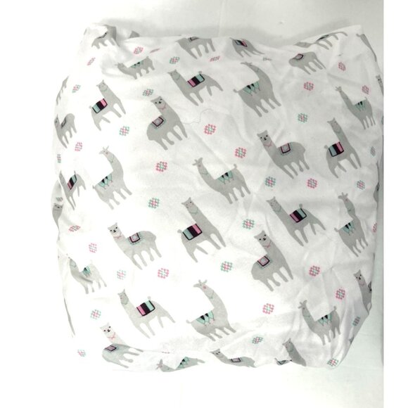 Intelligent Design Novelty 3-Piece Grey Llamas Print Microfiber Twin Sheet Set - Picture 4 of 9